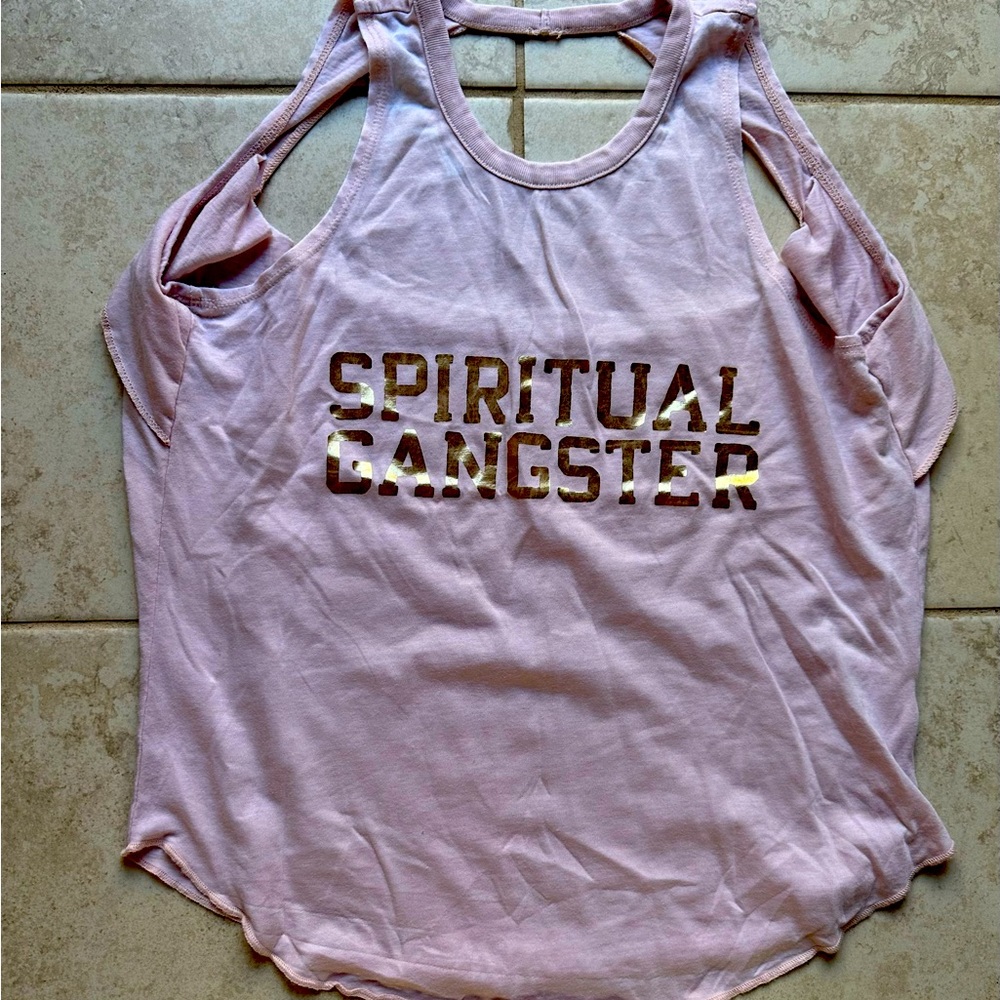 Spiritual Gangster open back tank